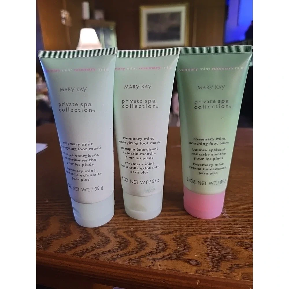 New Old Stock Mary Kay Time Private Spa Collection Rosemary Mint ‎ Lot  Of 3